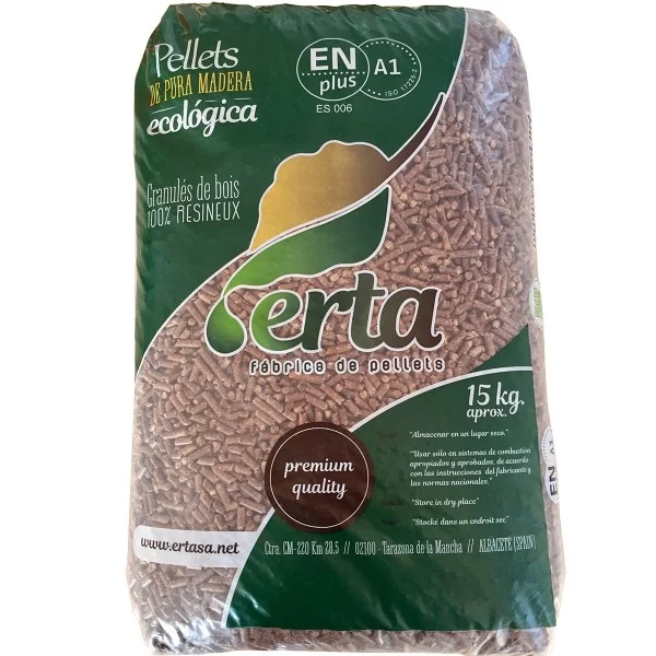 Erta Pellet : Palet de Pellets 70 Sacos EN+A1