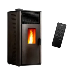 Estufa de pellets 7 kw a++ programable con Wi-Fi incluido para 175 m³