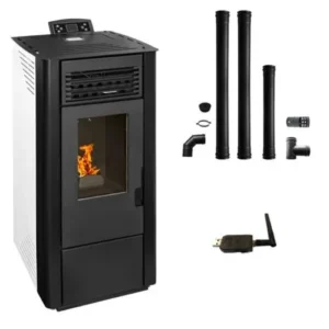 Estufa de pellets Andromeda + kit de instalacion + Wi-Fi | 9 kw A+