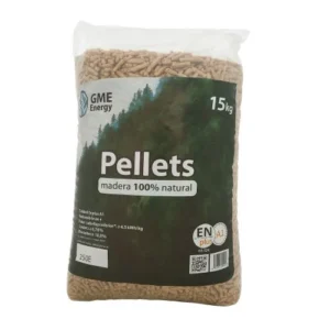 GME WOODPELLET A1+ 15kg- Palet de 77 sacos de pellets