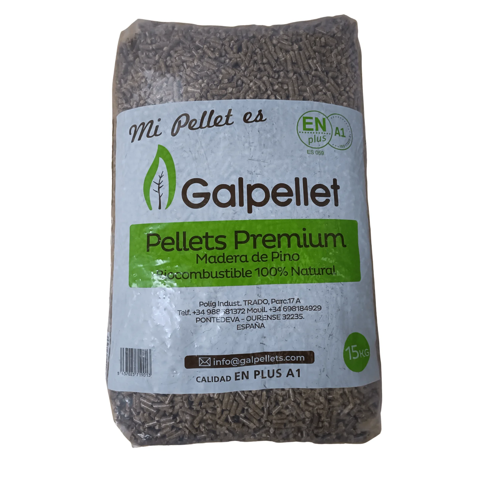 Galpellet- Palet de 77 sacos de 15kg EN+A1