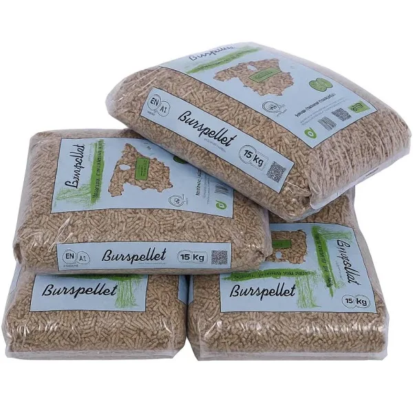 Pellet Burpellet ENplus A1 – 9 Palets (693 sacos de 15 kg, 10.395 kg)